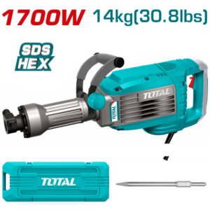 MARTEAU PIQUEUR 14 KG 1700W TOTAL