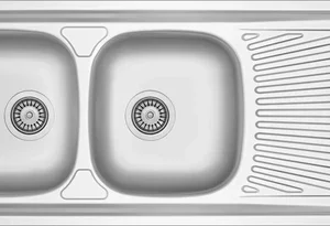 EVIER INOX IMP 120*60 2B+S